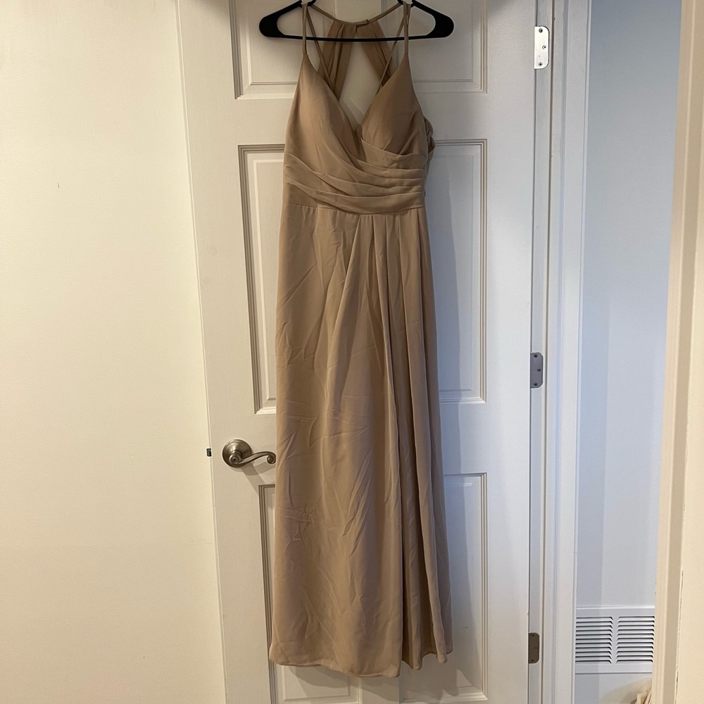 FLIRTY BRIDESMAID DRESS WITH MODERN BACK DETAIL